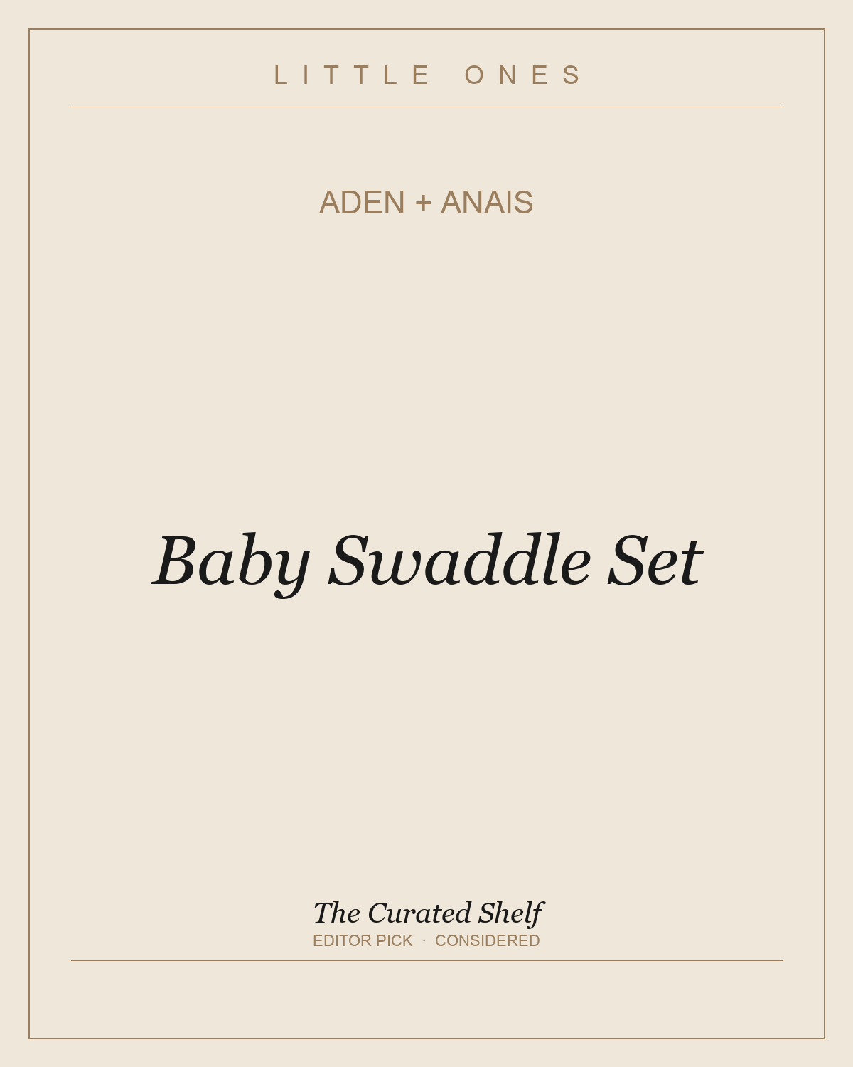 Baby Swaddle Set by Aden + Anais
