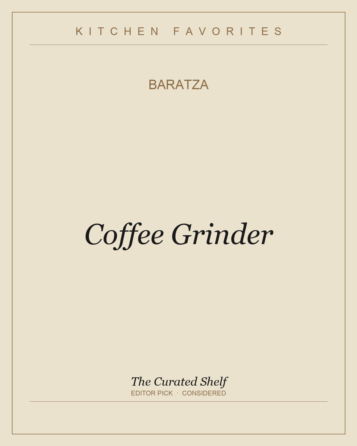Coffee Grinder
