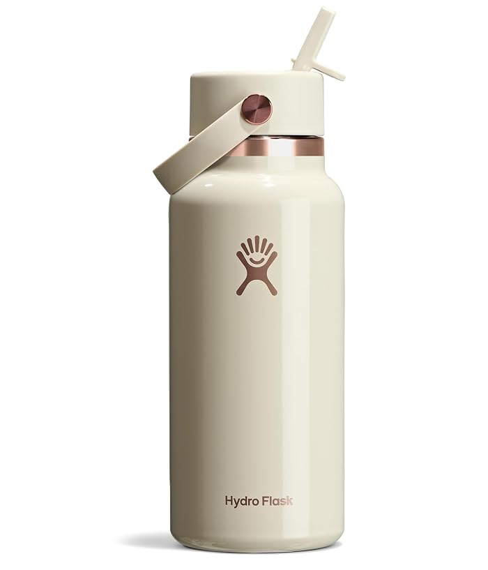 Wide Mouth with Flex Straw Cap Water Bottle