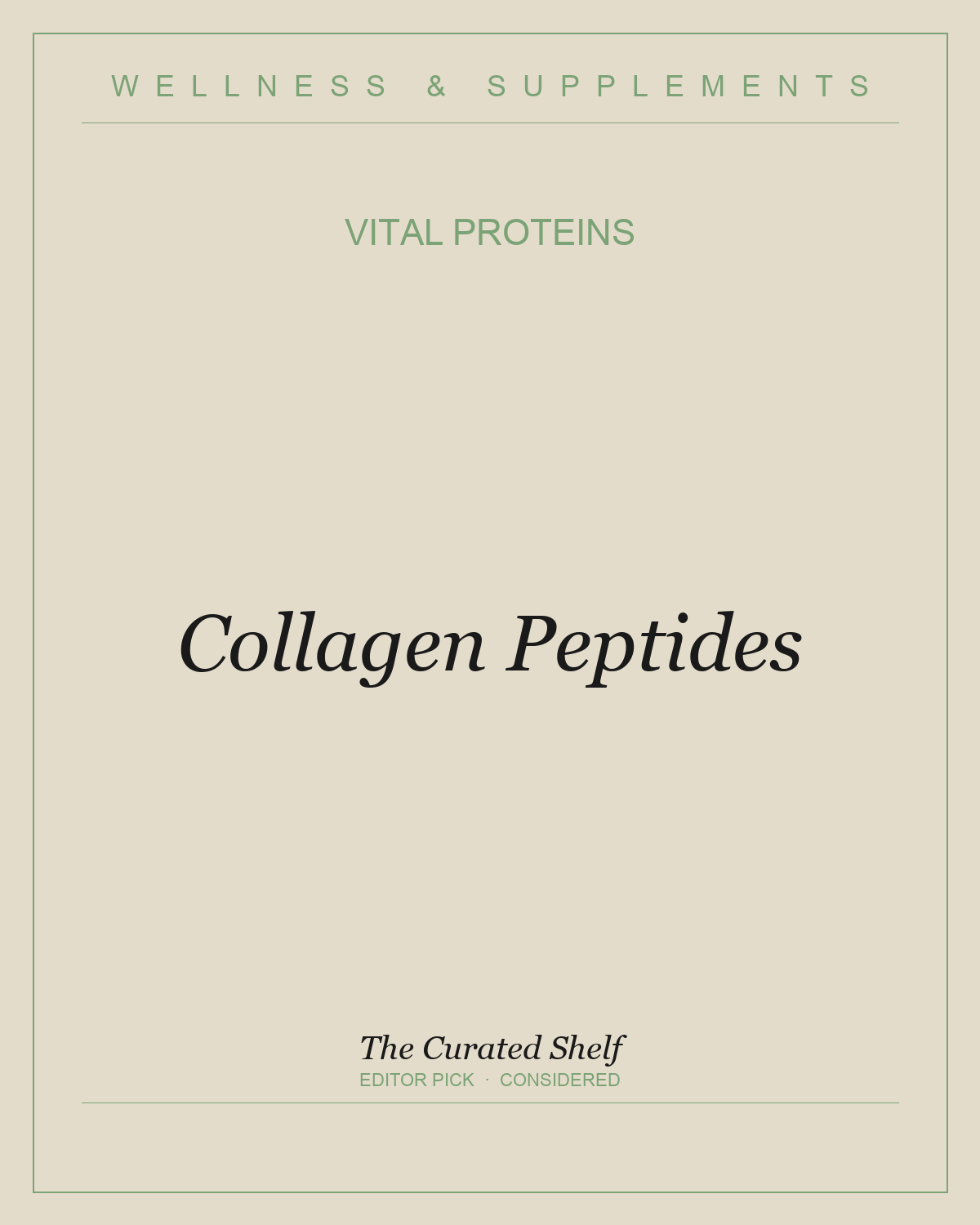 Collagen Peptides by Vital Proteins
