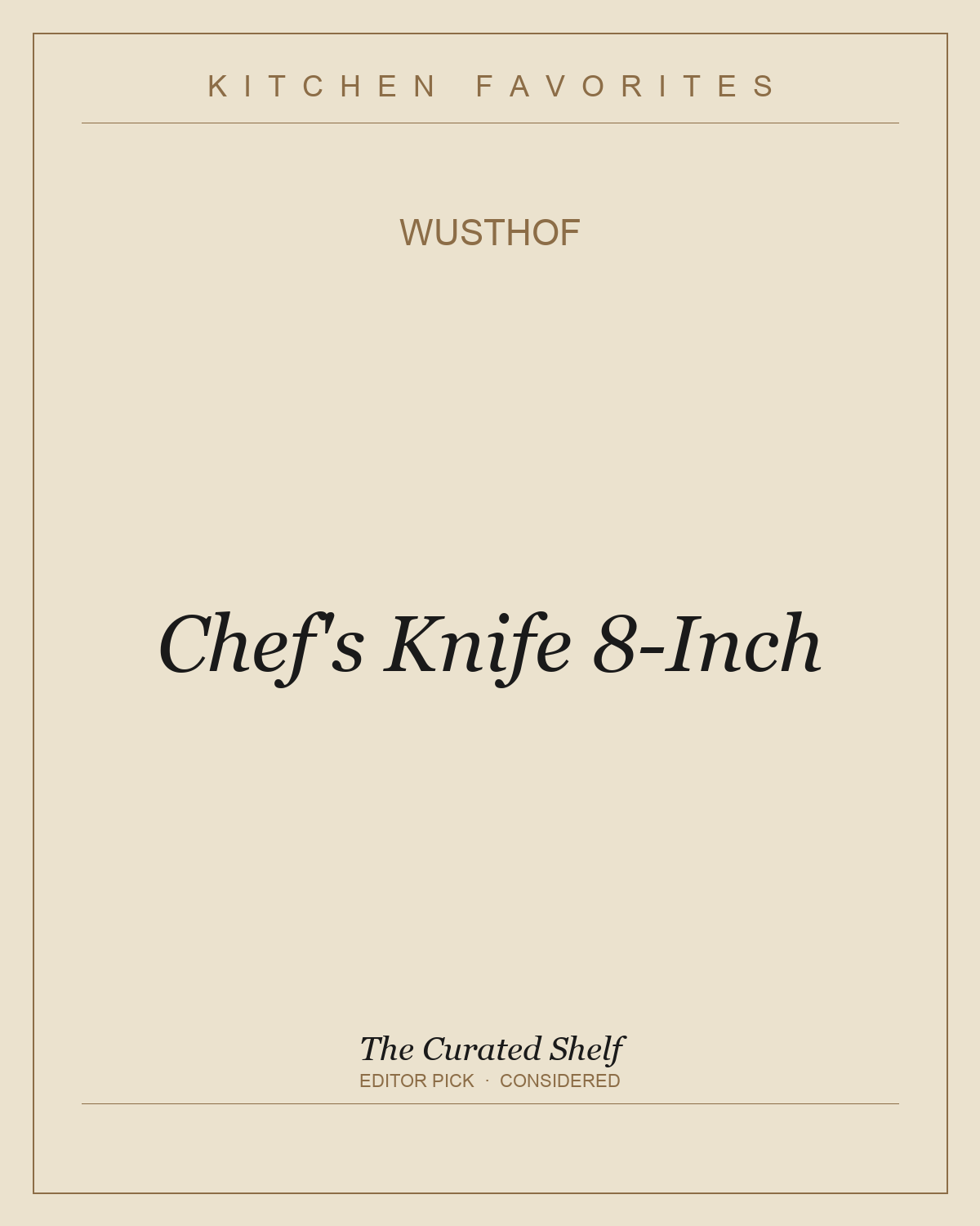Chef's Knife 8-Inch